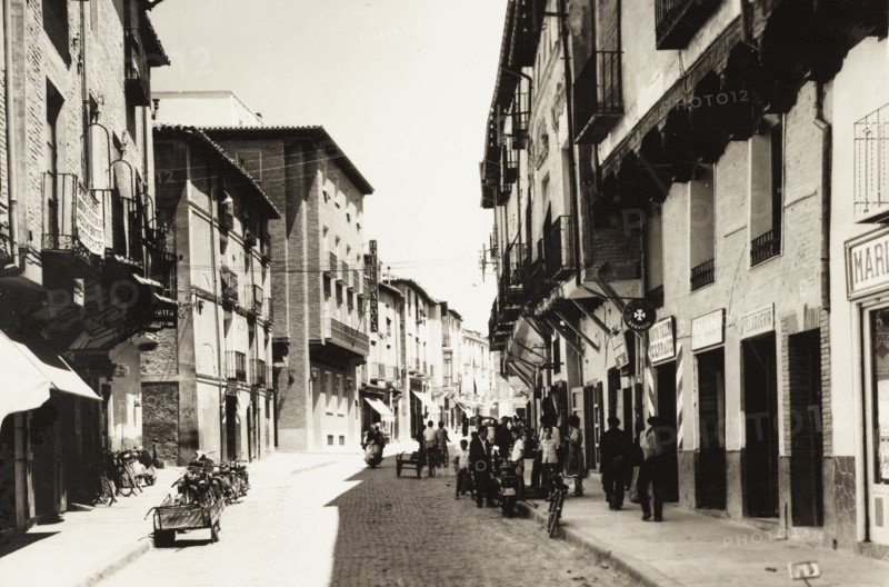 Street view of the town of Daroca in the province of Zaragoza