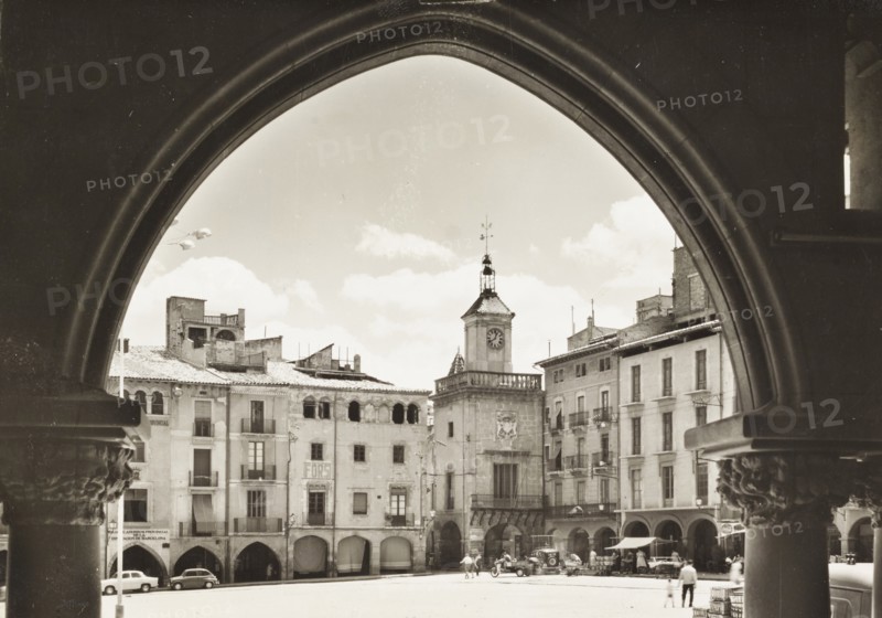 Vic, Plaza Major, Spain