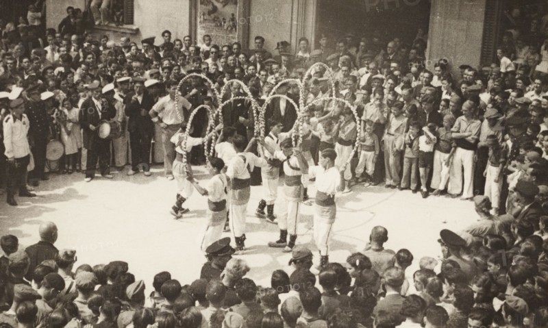 Ball de Cercolets during a traditional Catalan celebration