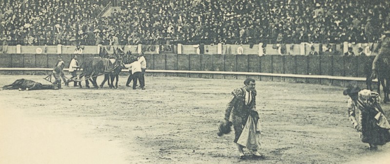An ovation at the end of a Corrida de toros, Bullfight