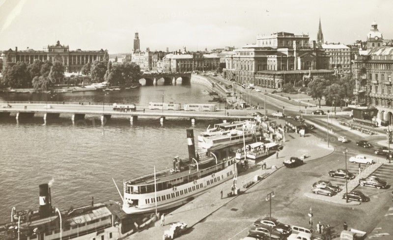 Stockholm. View over the Strommen