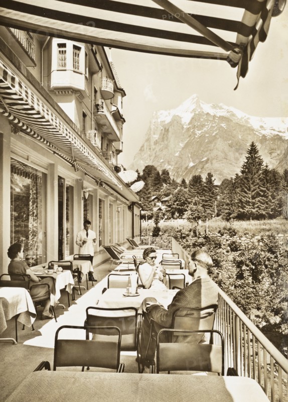 Panoramic terrace of the famous Grand Hotel Regina
