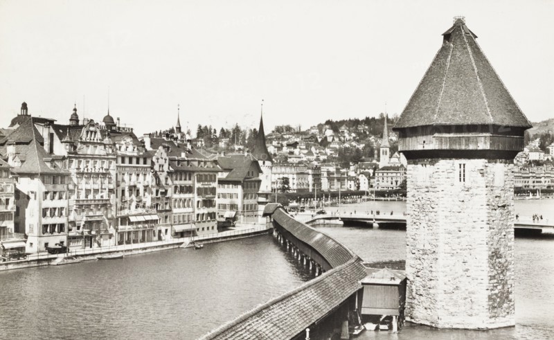 Lucerne, Chapel Bridge, Kapellbrucke, Switzerland