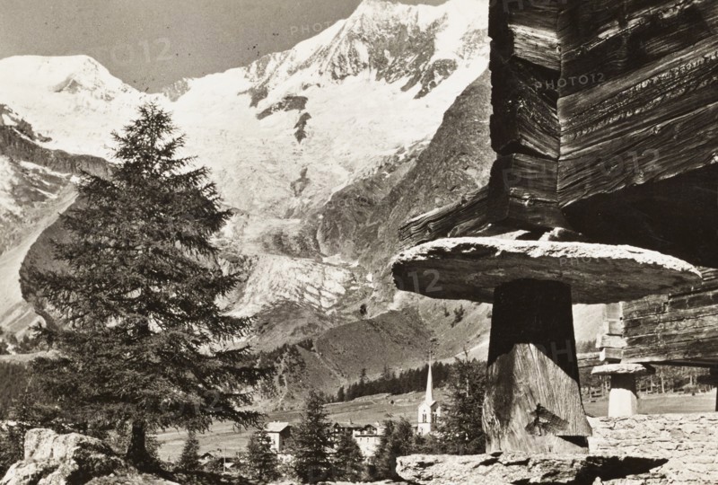 Blick von Saas-Fee, Switzerland