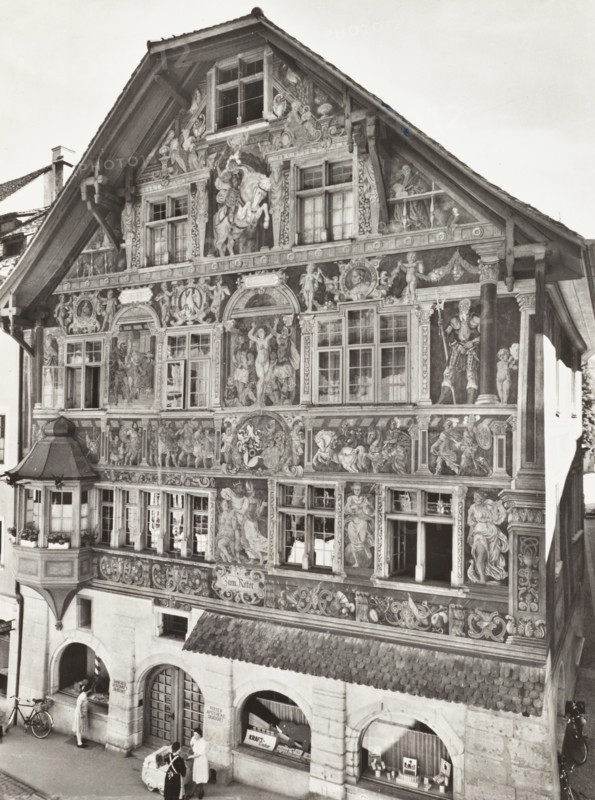 Haus zum Ritter, Knight's House in Schaffhausen, Switzerland