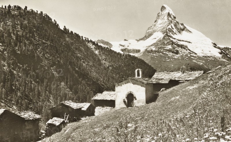 Zermatt, Findeln with Matterhorn Switzerland