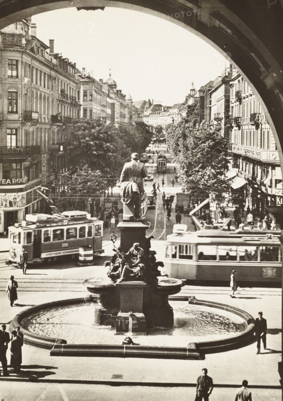 Zurich, Bahnhofstrasse, Switzerland, 1949 circa