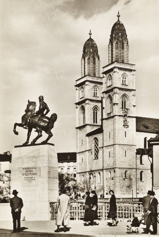 Zurich, Hans Waldmann-Denkmal, Switzerland