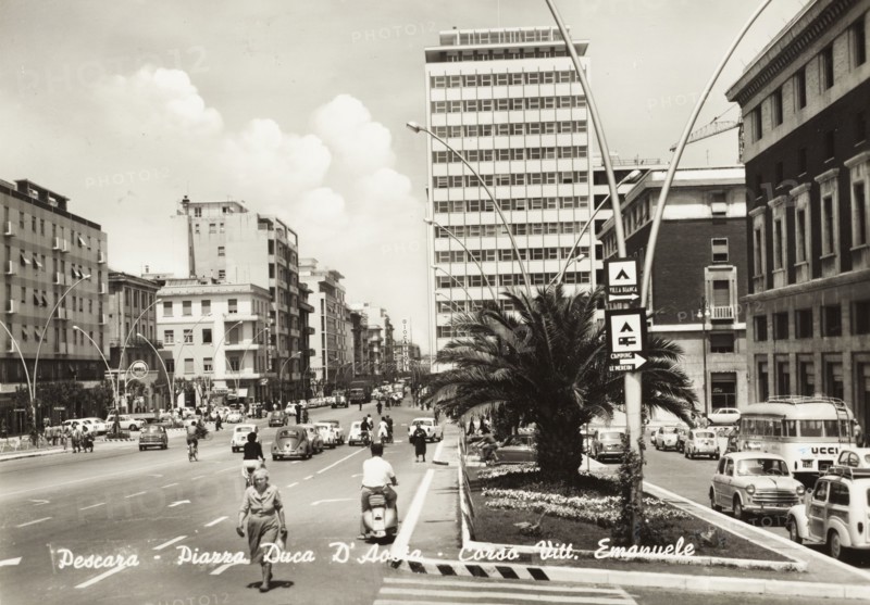 Pescara-Piazza Duca d'Aosta -Corso Vitt. Emanuele