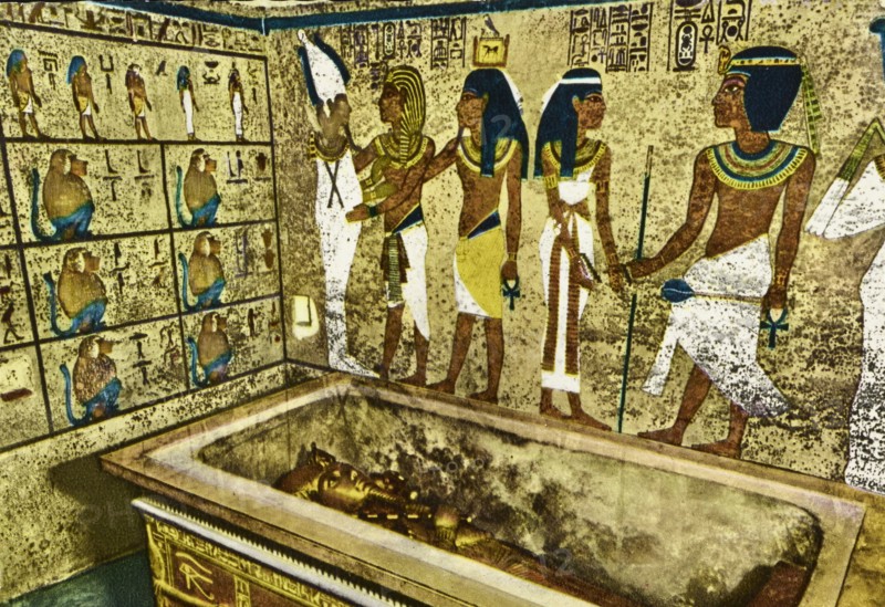 Egypt, Thebes, Burial Chamber in Tut Ankh Amen's Tomb