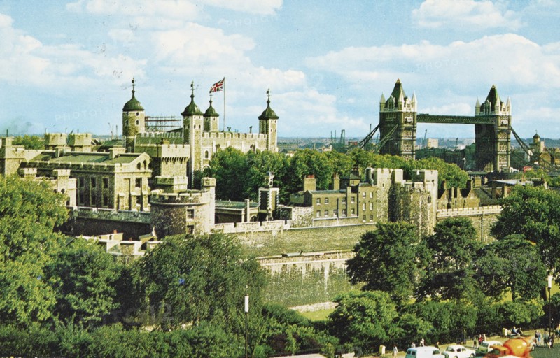 Tower and Tower Bridge, London