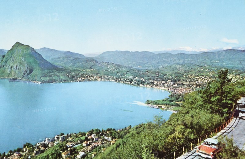 Lugano, Panorama dal Monte Bre