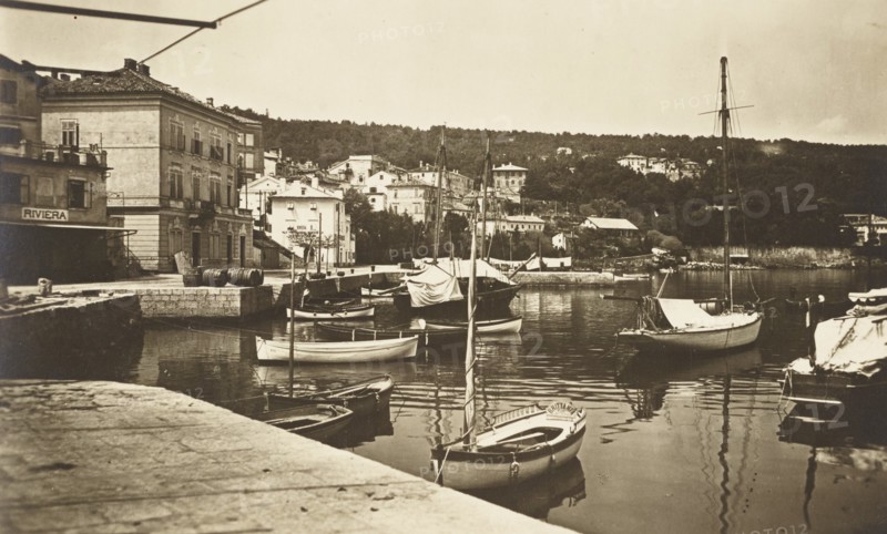 Croatia, Volosko, Volosca a village nearby Abbazia