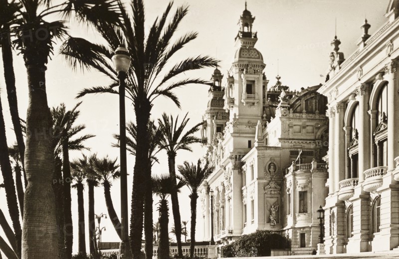 Facade of the Casino in Monte Carlo, Principality of Monaco