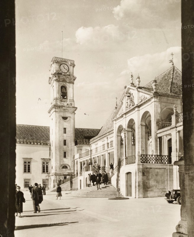 Coimbra, view of The University Tower, Portugal