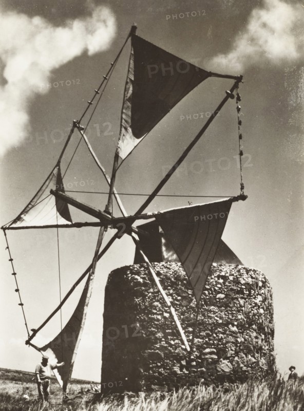 Traditional Portuguese windmill