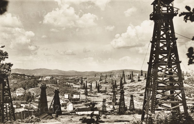 Moreni oil field in Romania