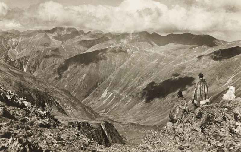 Landscape View of Southern Carpathians in Romania, Transylvanian Alps