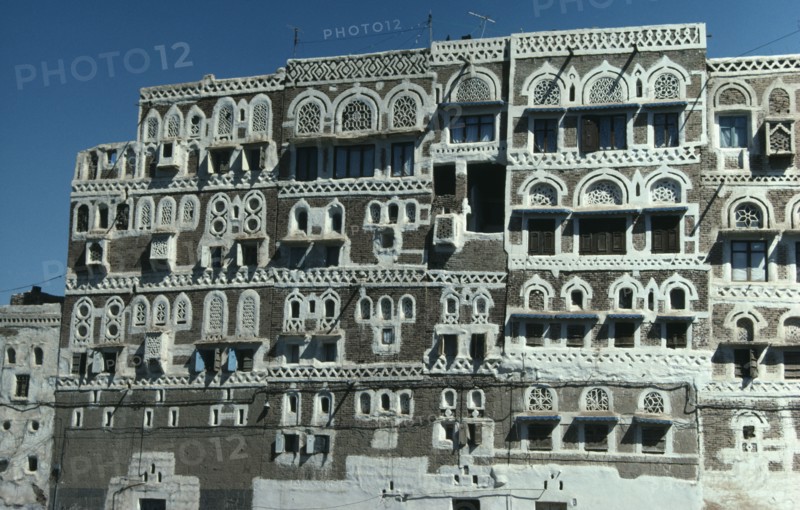 YEMEN, Sana’a, NOT IN LIBRARY Traditional buildings