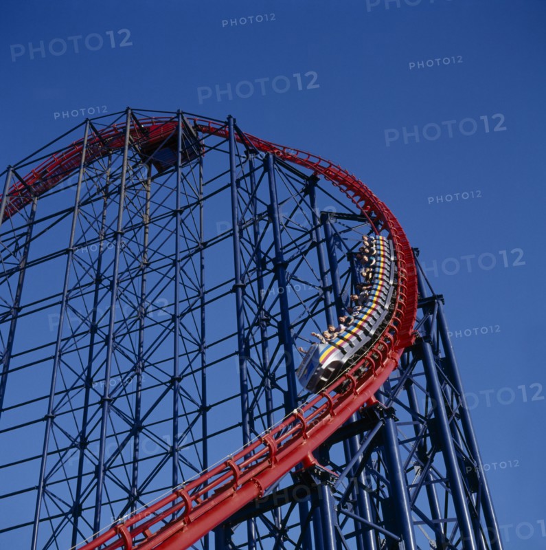 ENGLAND, Lancashire, Blackpool, The Big One Rollercoaster