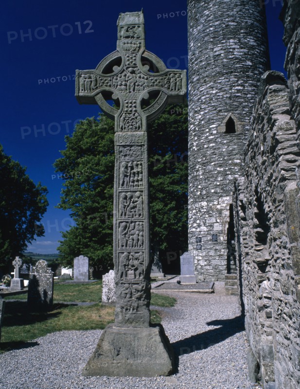IRELAND, County Louth, Monasterboice , Celtic Cross