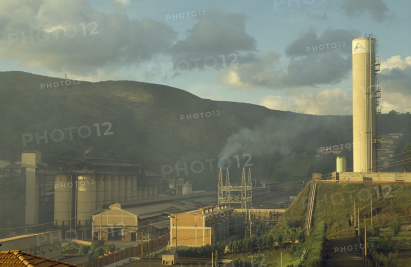 BRAZIL, Minas Gerais, Aluminium factory exterior