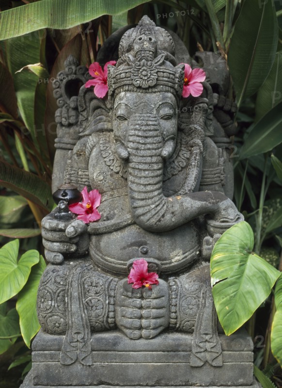 INDONESIA, Bali , Ubud, Ganesh Statue