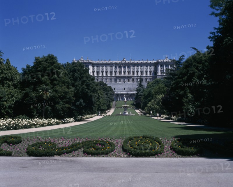 SPAIN, Madrid State, Madrid, Royal Palace and Garden