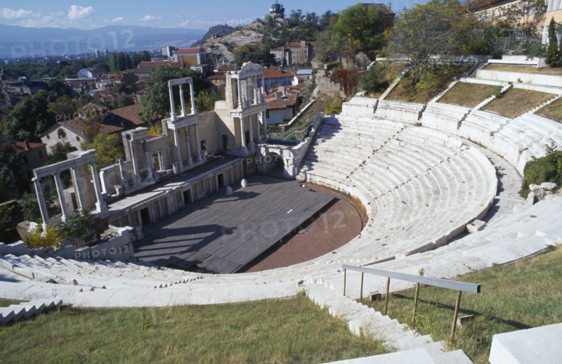 BULGARIA ,  , Plovdiv, Roman Amphitheatre