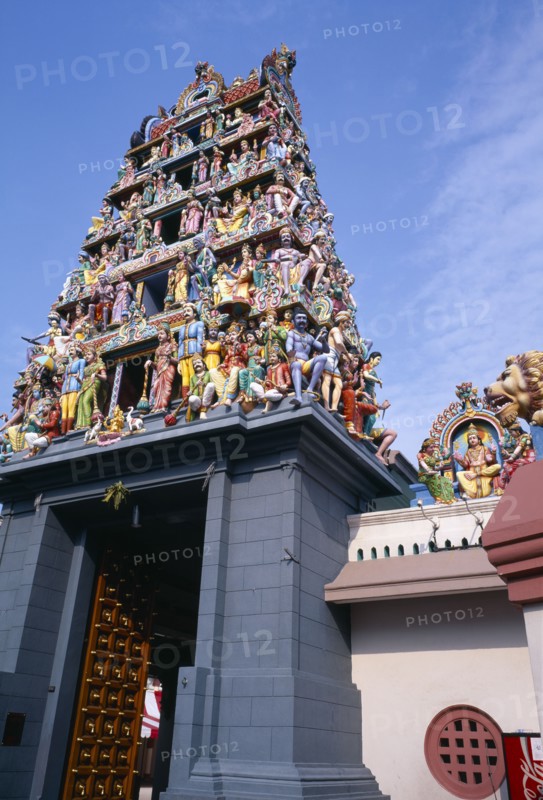 SINGAPORE, China Town, Sri Mariamman Hindu Temple