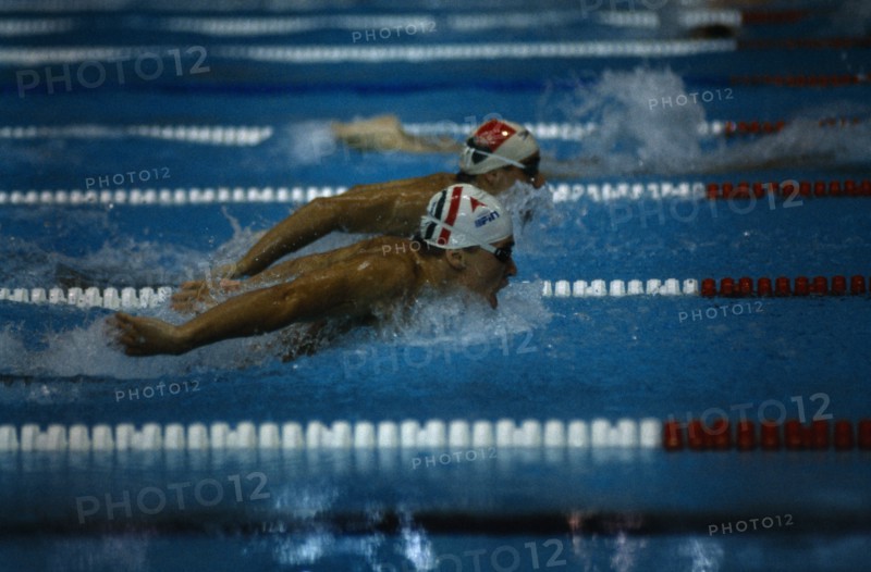 10086662 SPORT Water  Swimming Male swimmers doing butterfly stroke in world student games.