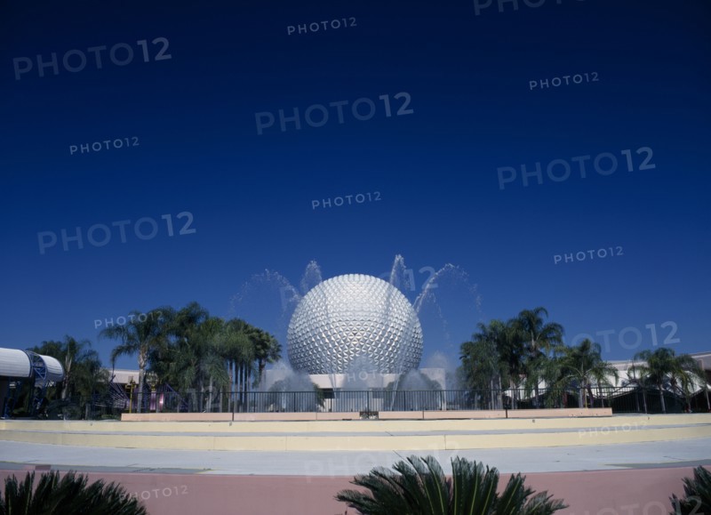 USA,  Florida , Orlando,  Walt Disney Epcot Center Spaceship Earth