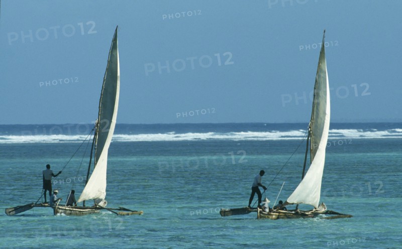 ZANZIBAR, Boats, Dhows off Zanzibar Coast