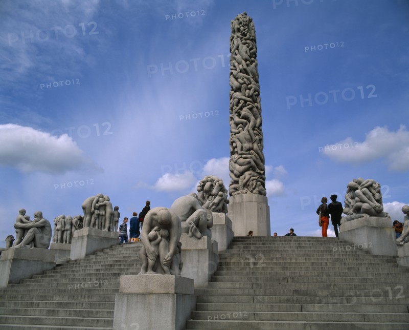 NORWAY, Akerhaus, Oslo, Vigeland Sculpture Park.