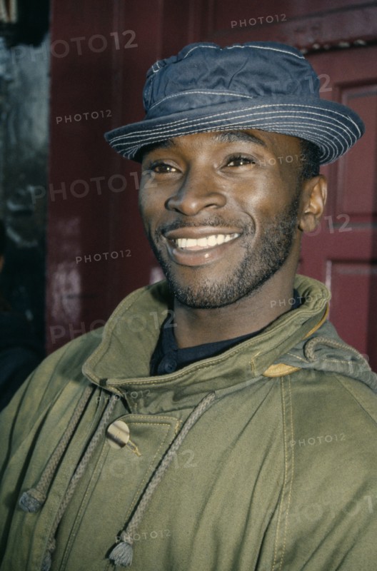 SOCIETY, People, Men, " Black man, smiling, wearing hat "