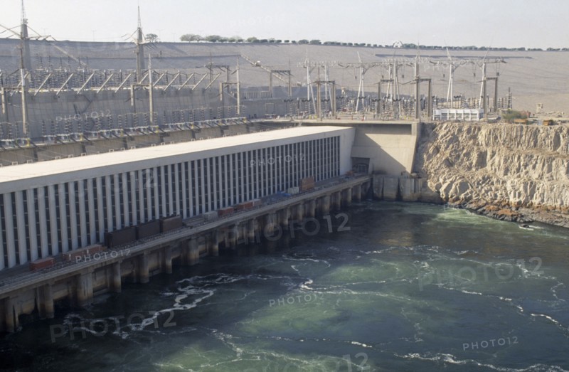 EGYPT, Aswan, Aswan high dam.