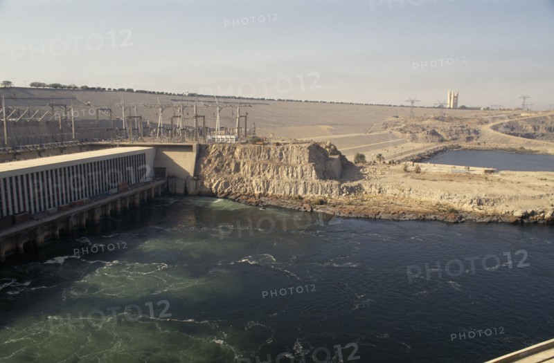 EGYPT, Nile Valley, Aswan, The Aswan High Dam.
