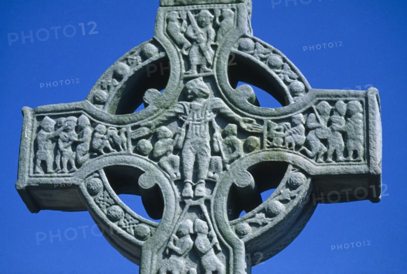 IRELAND, County Louth, Monasterboice , Celtic Cross