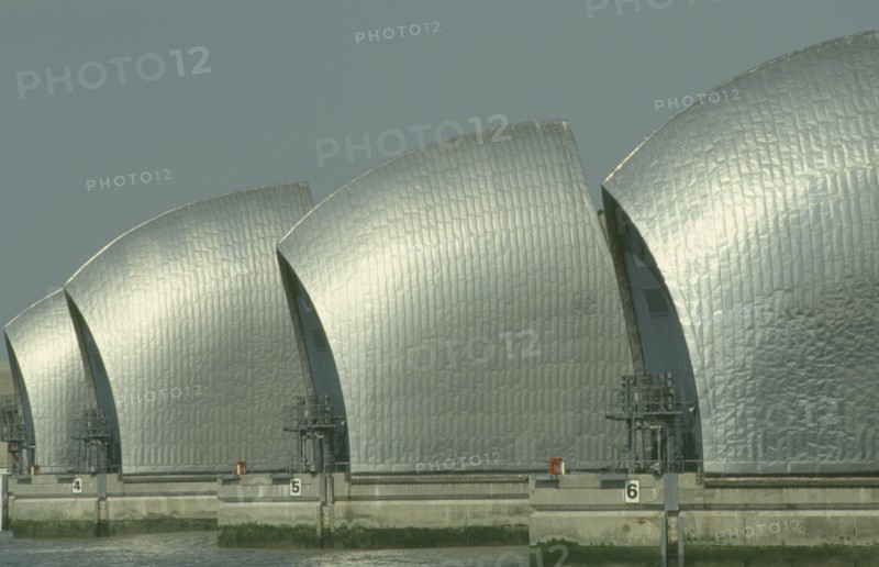 ENGLAND, London, Thames Flood Barrier