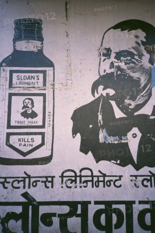 INDIA, New Delhi, Sloans Liniment advertisment