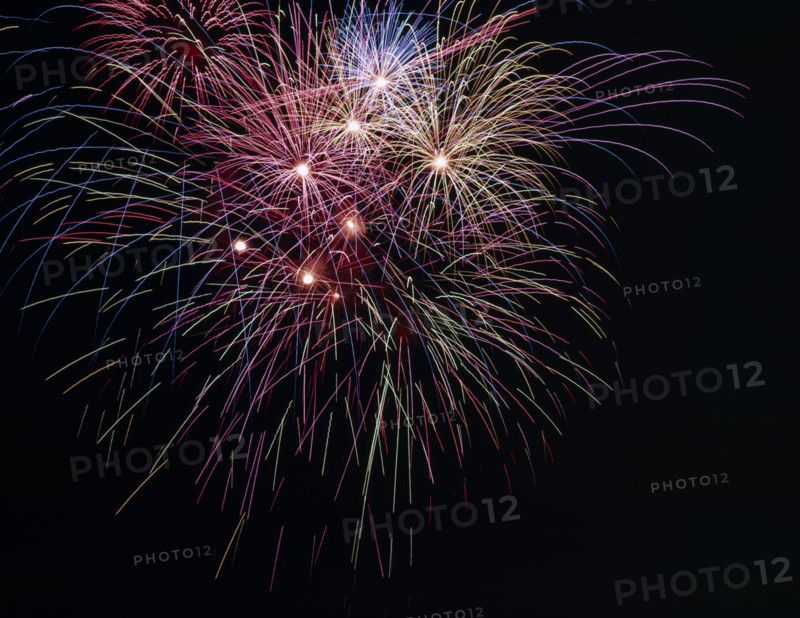 JAPAN, Fireworks, Hnabi fireworks designed to look like flowers