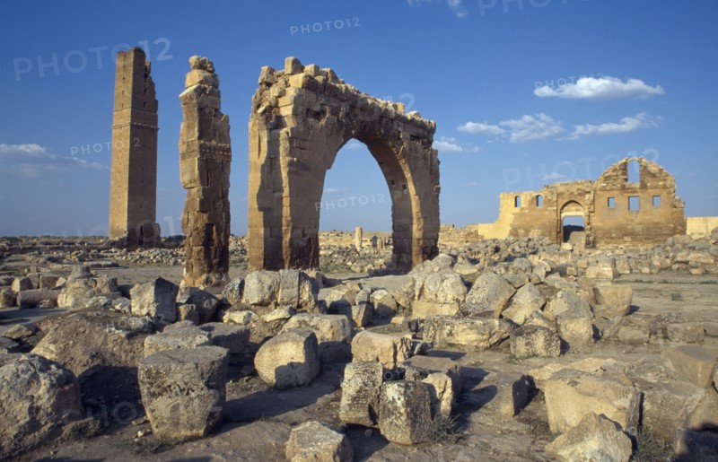 TURKEY, Harran  , Ulu Camii, genral view of ruins