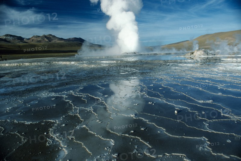 CHILE, Atacama , El Tatio geyser. field Chl 10
