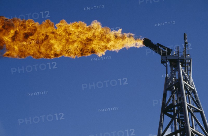 INDUSTRY, Factory, Oil Rig, Texaco Tartan rig Flare Boom