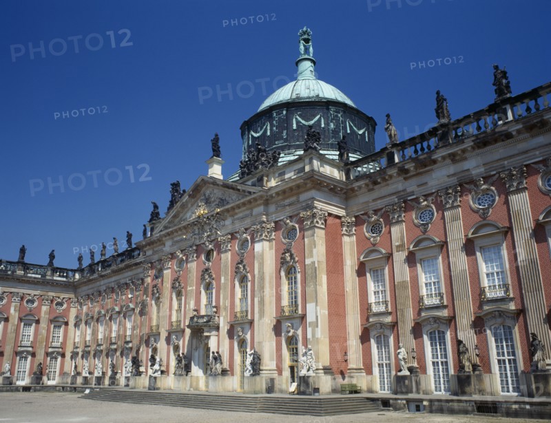 GERMANY, Potsdam, Sanssouci, The New Palace facade