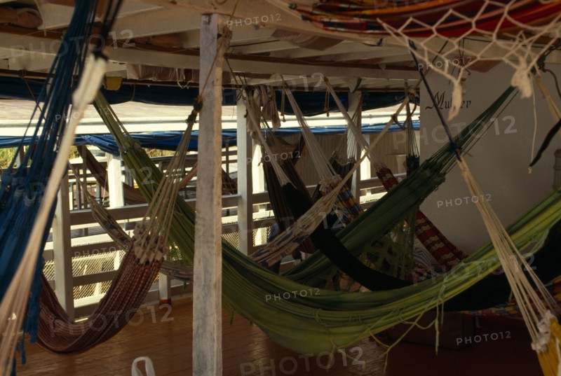BRAZIL, Rio Madeira River, Boat hammocks