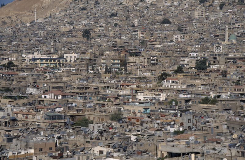 SYRIA, South, Damascus, View over the city.