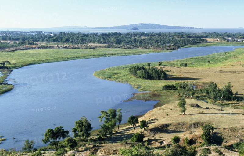 ETHIOPIA, Lake Tana, "View over lake, the source of the Blue Nile."