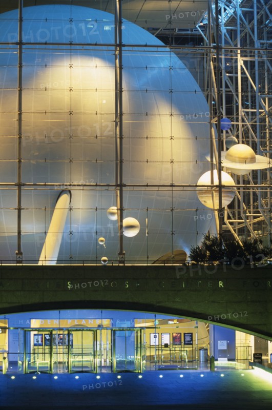 USA, New York , New York City, Natural History Museum. Close up of Rose Centre for Space