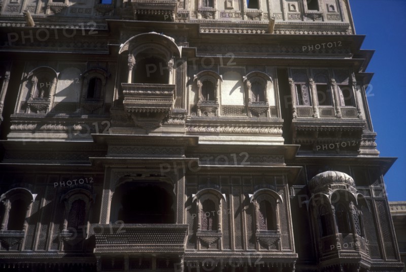 INDIA, Rajasthan, Jaisalmer, "Haveli, 17th century merchants house"